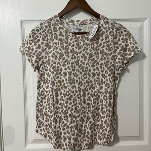 Old Navy cheetah print shirt XS *TAGS*